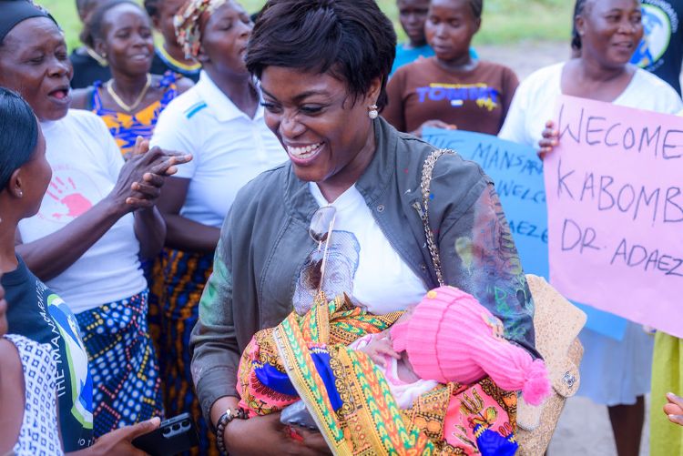The Makeni visit - a rousing welcome